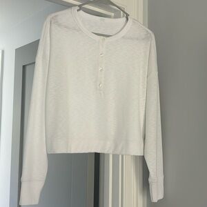 Vuori Long Sleeve Sunrise Oversize Henley Small